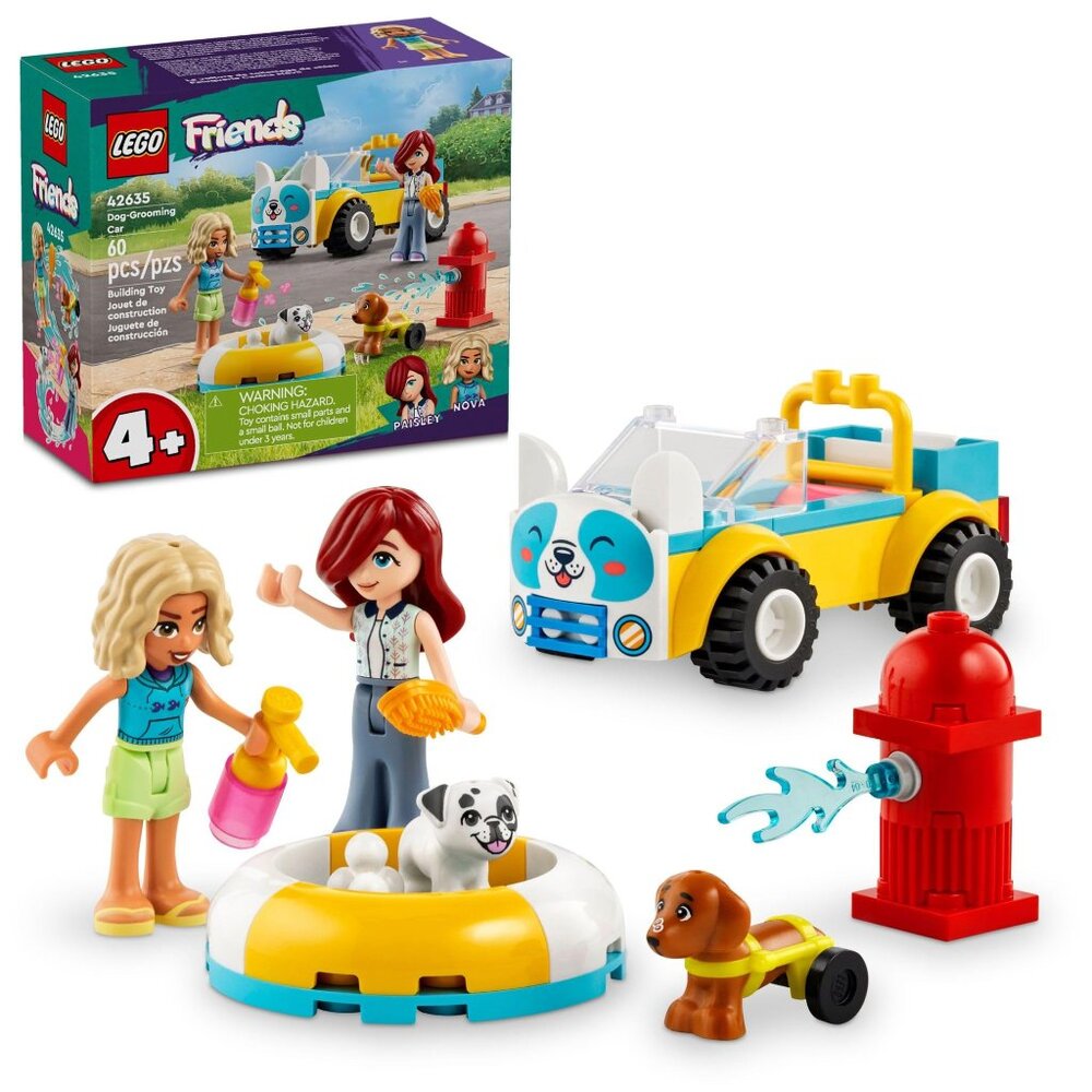 NEW Lego Friends Dog Grooming Car Toy Build Block Set